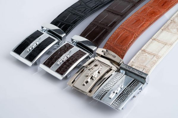 Crocodile Leather Belt - Image 3
