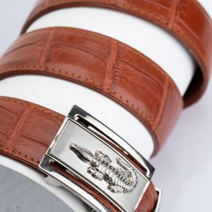Crocodile Leather Belt